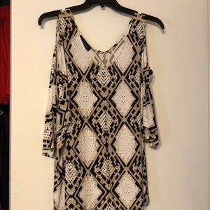 INC cold shoulder blouse